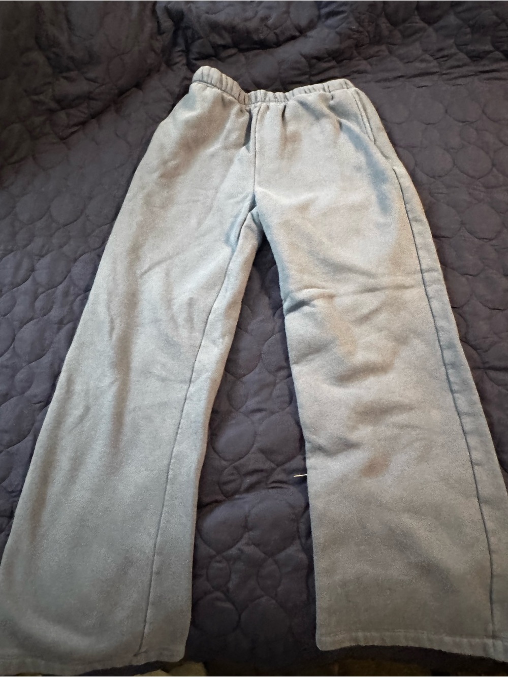DSG Blue Fleece Drawstring Lounge Pants